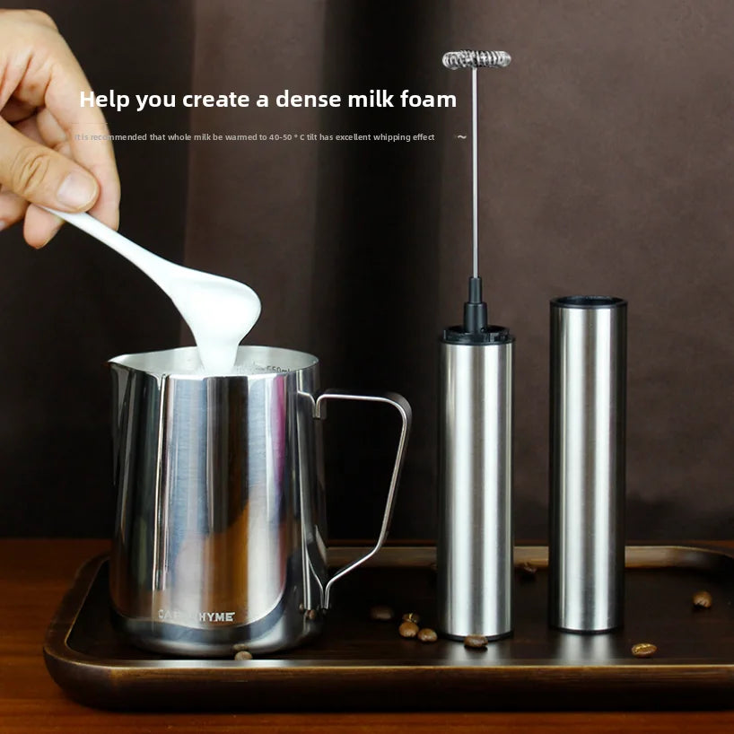 Handheld Electric Milk Frother USB Rechargeable Drink Mixer
