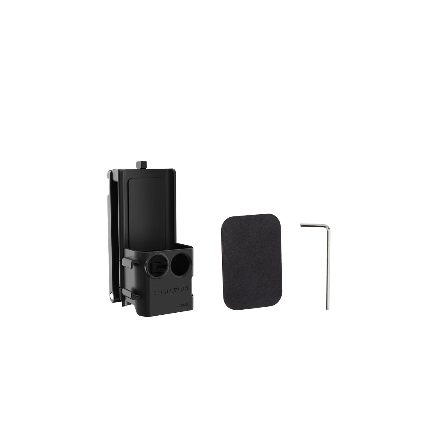 Anti-Drop Magnetic Bracket For DJI Osmo Pocket3 Magnetic Mount Base Cold Shoe 1/4 Expansion Outdoor Photography Accessories Peaceful Pleasures Health and Wellness Black