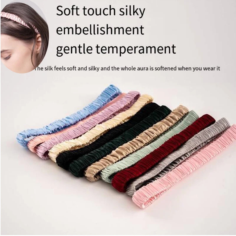 100% Pure Mulberry Silk Headband for Women | Hair & Makeup Silk Hair Headband Peaceful Pleasures Health and Wellness