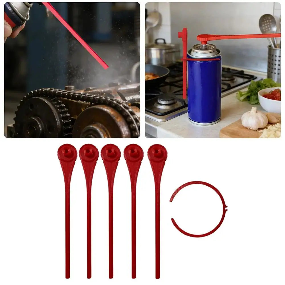 5-Piece Spray Can Nozzle Extension Kit – 3mm & 4mm Universal