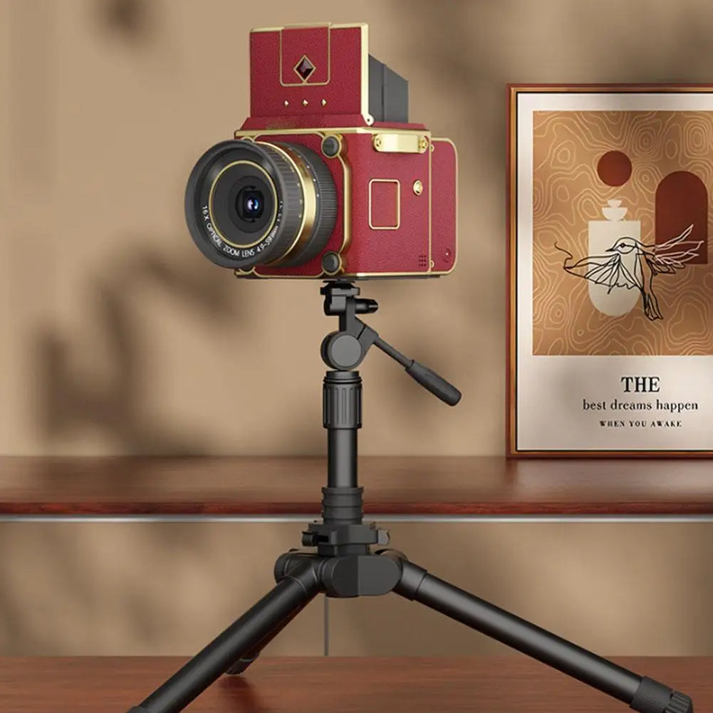 Retro 4K CCD Digital Camera – Dual-Lens Vintage Compact