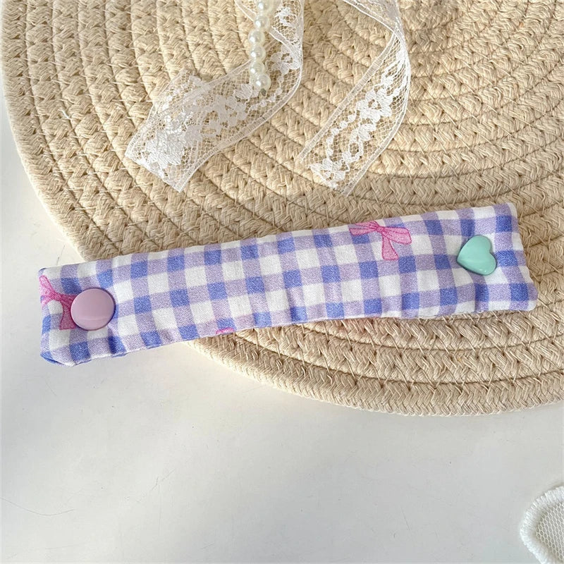 Floral Fabric Cable Winder & Cord Organizer Strap