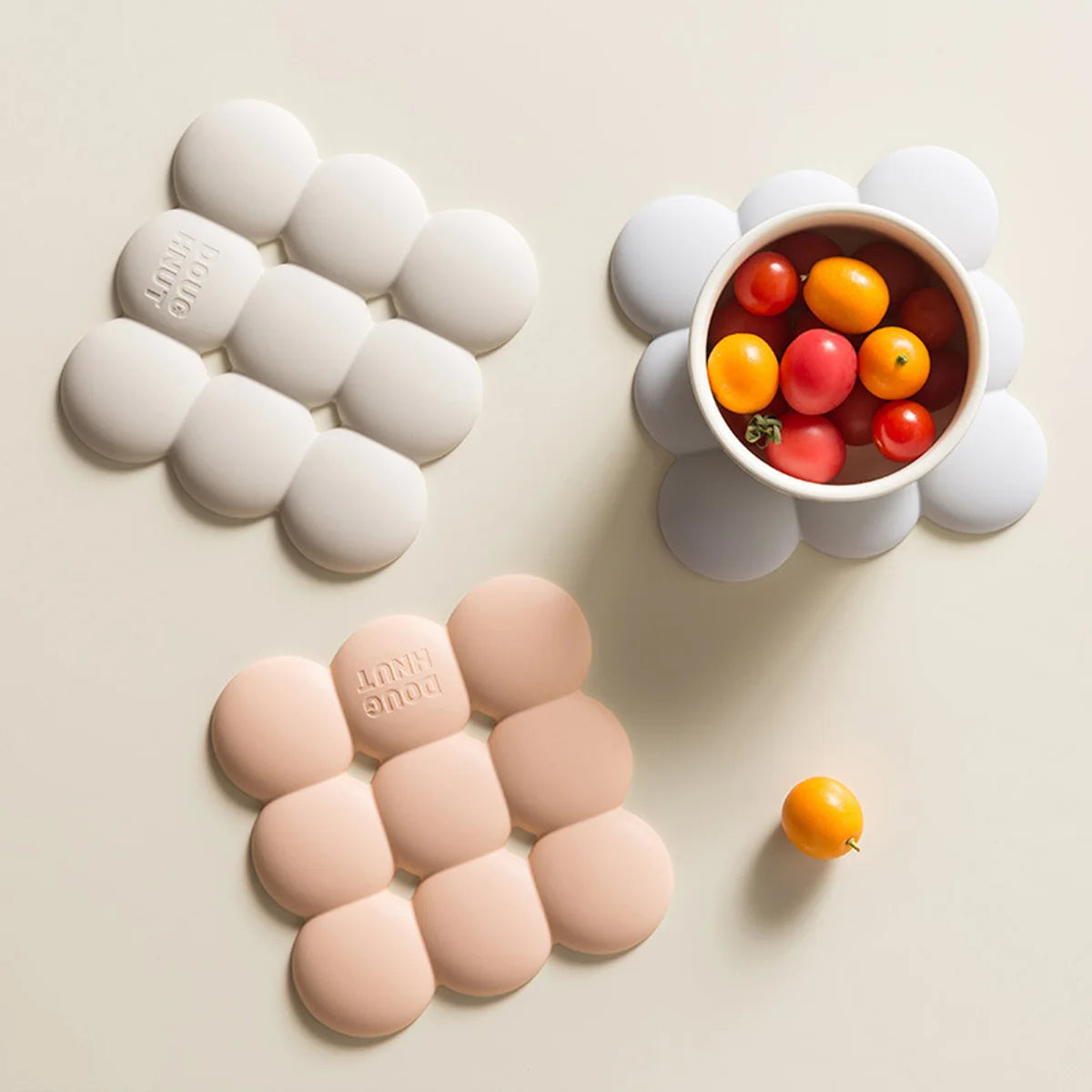 1PCS Silicone Anti Scalding Placemats Insulation Placemat For Table And Bowl Pendable Design Silicone Table Mats For Coffee Peaceful Pleasures Health and Wellness