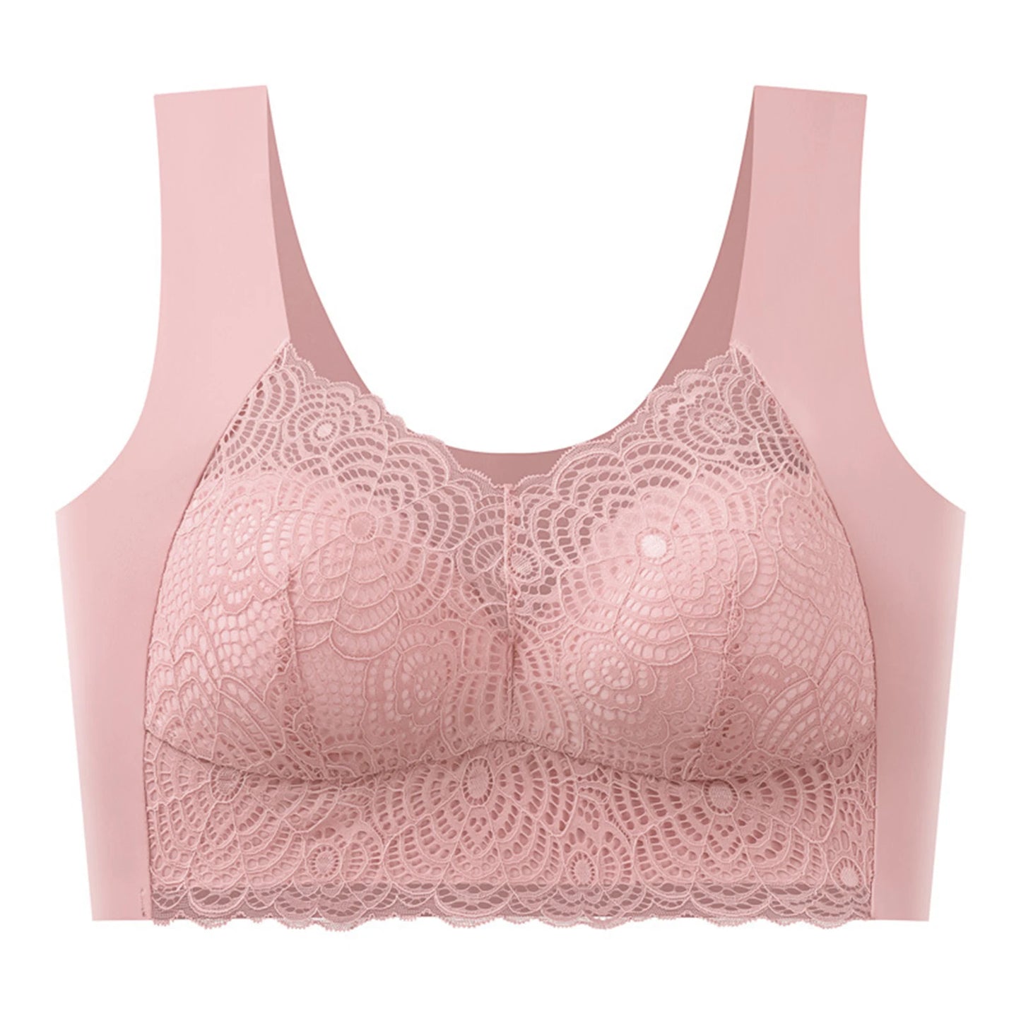 Sexy Bra Thin Lace Wireless Bra No Underwire Anti Shake Side Breast Reduction Seamless Underwear for Women Chinese Brand Peaceful Pleasures Health and Wellness