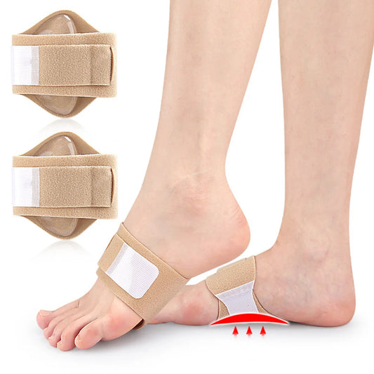 One Pair Arch Protection Foot Pad Flat Arch Support Orthopedic Pad With Adjustable Plantar Fascia And Heart Half Size Pad Peaceful Pleasures Health and Wellness