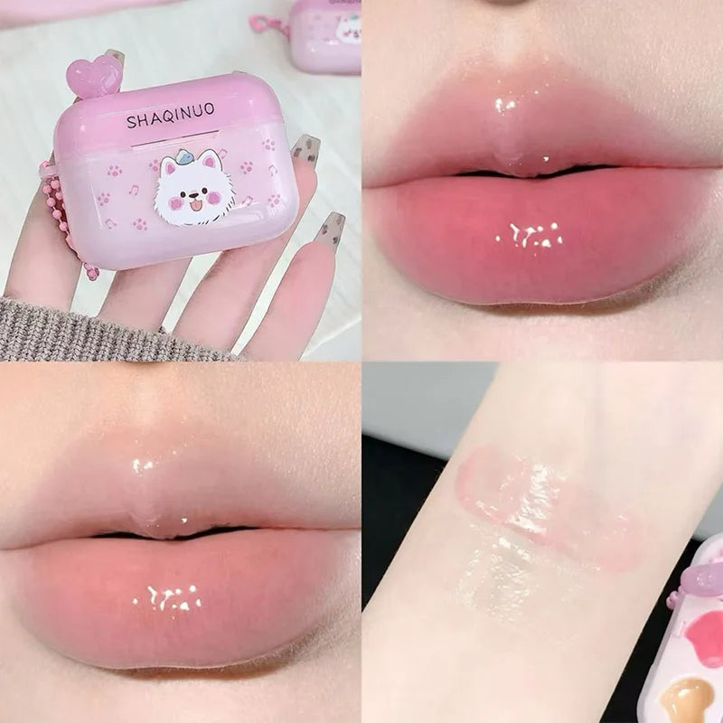 SHAQINUO Hydrating Day & Night Lip Mask with Brush | Lip Care