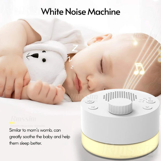 Baby White Noise Machine Timed Shutdown Sleep Machine Portable Baby Sleep Sound Player Night Light Timer Noise Player Peaceful Pleasures Health and Wellness