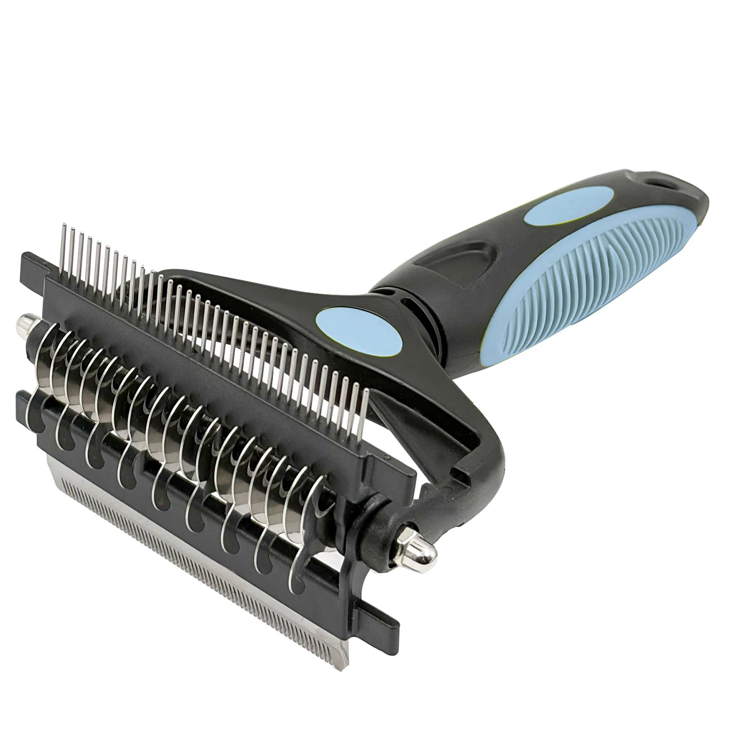 3-in-1 Dog Grooming Brush – Deshedding & Dematting Comb
