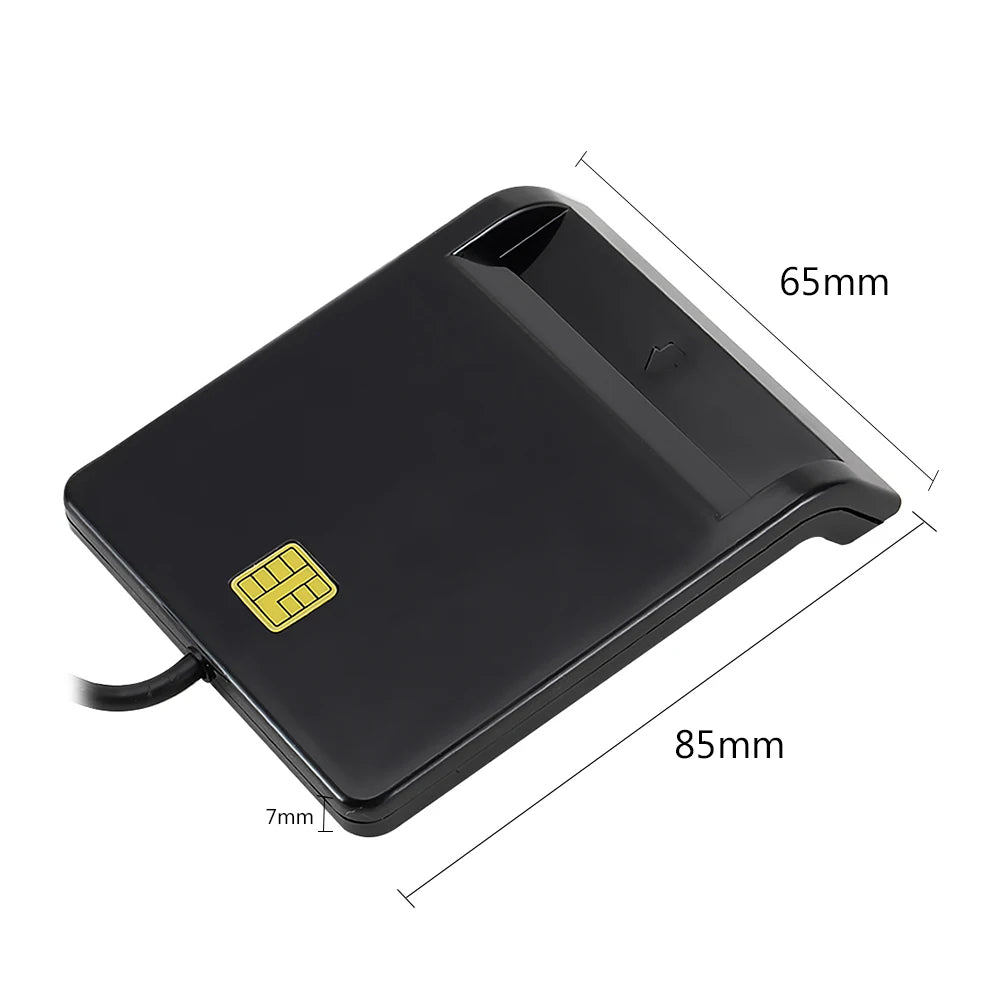 Stable Operation USB Smart Card Reader Reliable Simplicity for DNIE ATM CAC IC ID SIM Card Cloner Connector Windows Peaceful Pleasures Health and Wellness