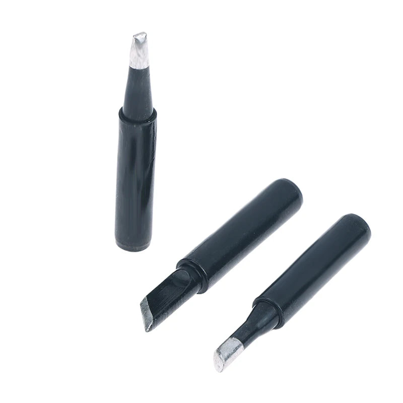 5Pcs Copper Black Lead-Free Soldering Iron Tip 900M-T-I 900M-T-IS 900M-T-K Welding Solder Station Iron Tips Replace Repair Tools Peaceful Pleasures Health and Wellness