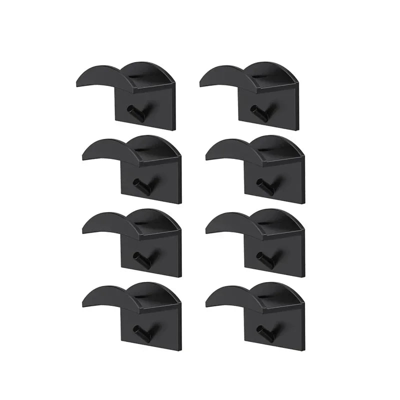 No-Drill Wall Hat Hooks – Baseball Cap Organizer, 2–10 Pack