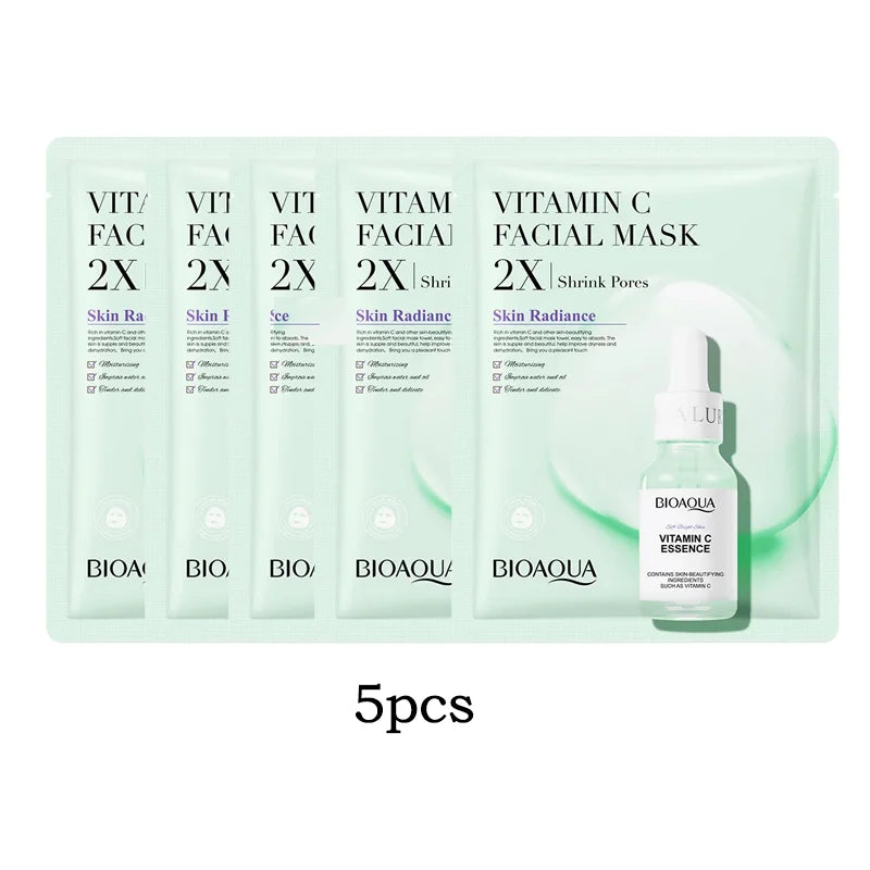 BIOAQUA Centella Collagen Sheet Mask 20pc – Hyaluronic Acid