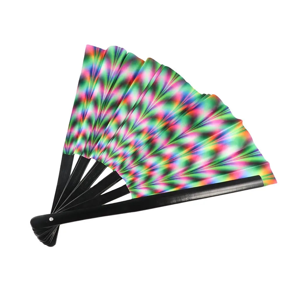 Bamboo Silk Cat Pattern Folding Fan – Decor & Gift