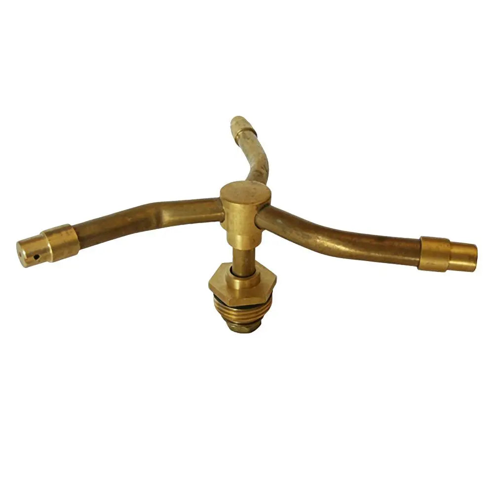 360° Rotating Brass Nozzle 2/3/4 Arms Rotating Sprinkler Head Garden Lawn Irrigation Watering Nozzle For Agriculture Horticultur Peaceful Pleasures Health and Wellness B