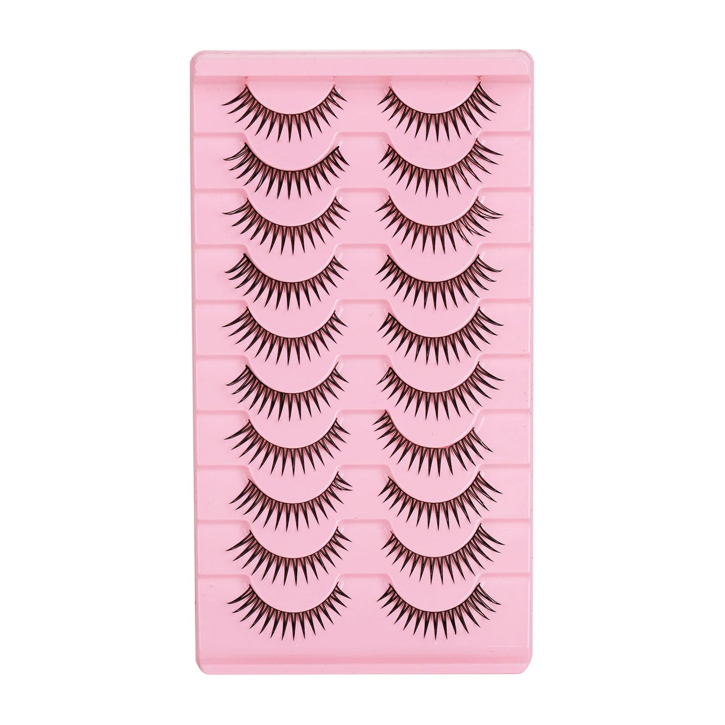 3D Fluffy False Eyelashes – 10 Pairs Full Strip Lashes
