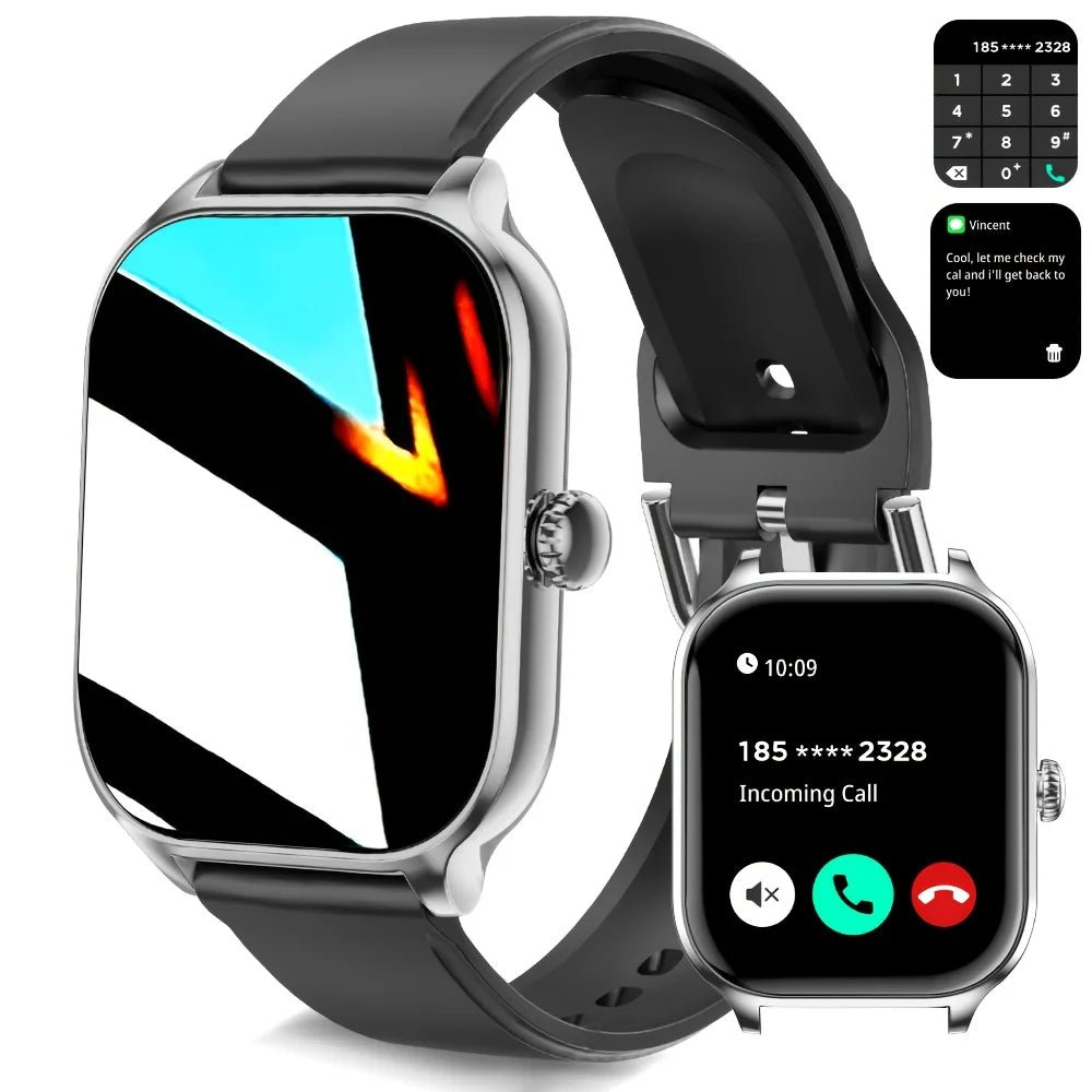 LAXASFIT H9 Smart Watch – Bluetooth Calls & Fitness Tracker