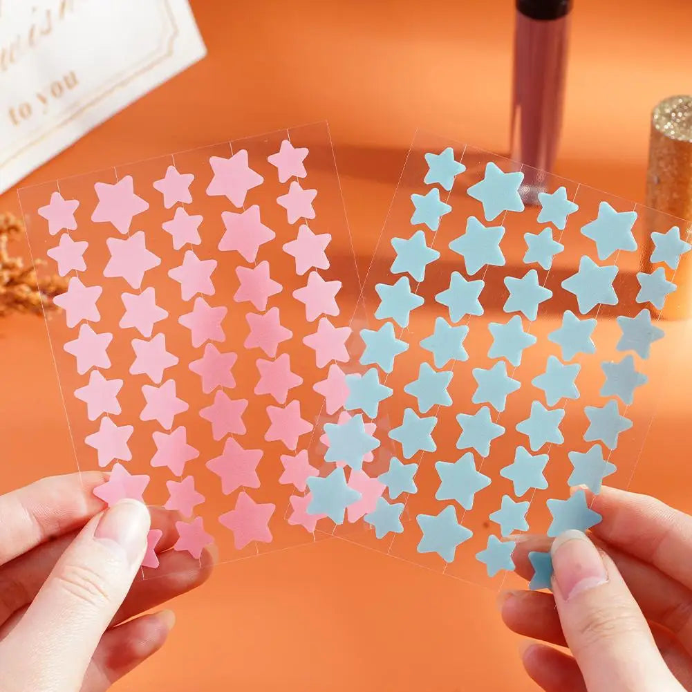 40-Pack Star-Shaped Colorful Pimple Patches – Cute Acne Cover