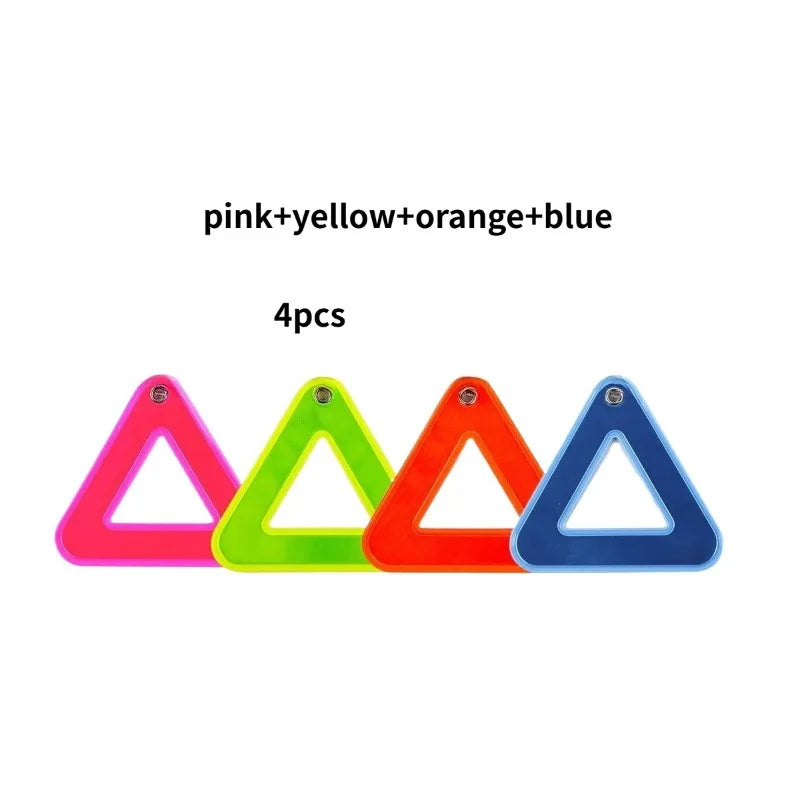Triangle Reflective Safety Pendant for School Bags & Cycling