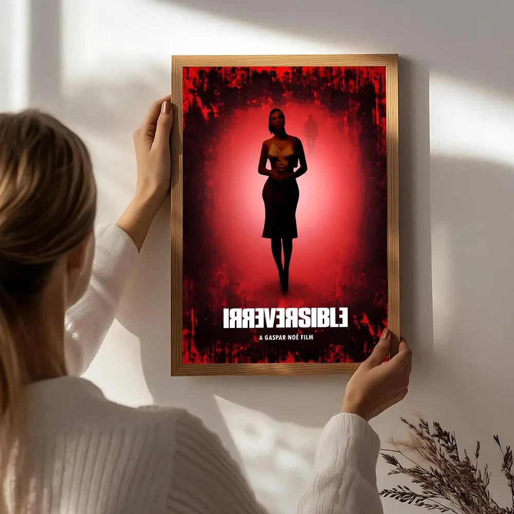Irreversible Movie Poster HD Self-Adhesive Waterproof Wall Art Movie Wall Poster Peaceful Pleasures Health and Wellness White1 30X40cmNoframe