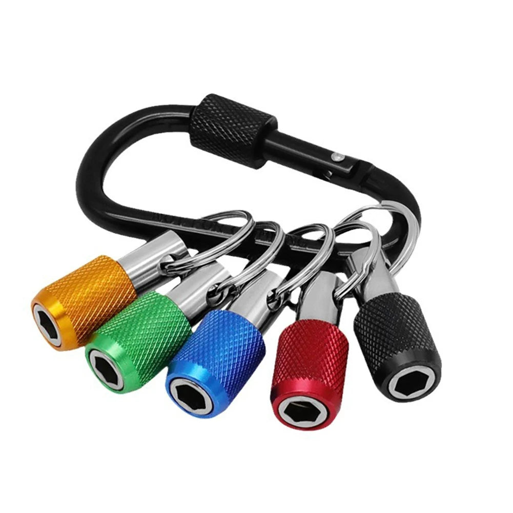 Drill Bit Holder 1 4 Hex Shank Screwdriver Keychain Extension Bar
