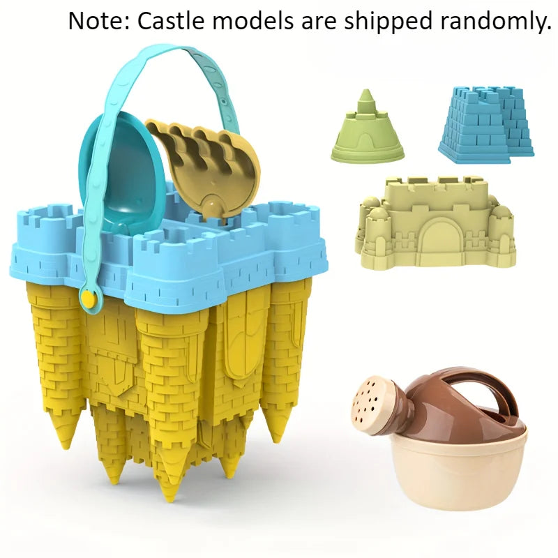 Kids Beach Sand Castle Toy Set | Large Outdoor Sand Play Tools