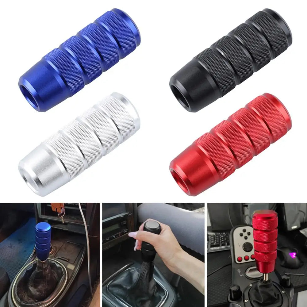 Aluminum Alloy Transmission Lever Protective Cover Car Gear Shift Knob Automatic Anti-skid Frosted Car Modification Gear Head Peaceful Pleasures Health and Wellness