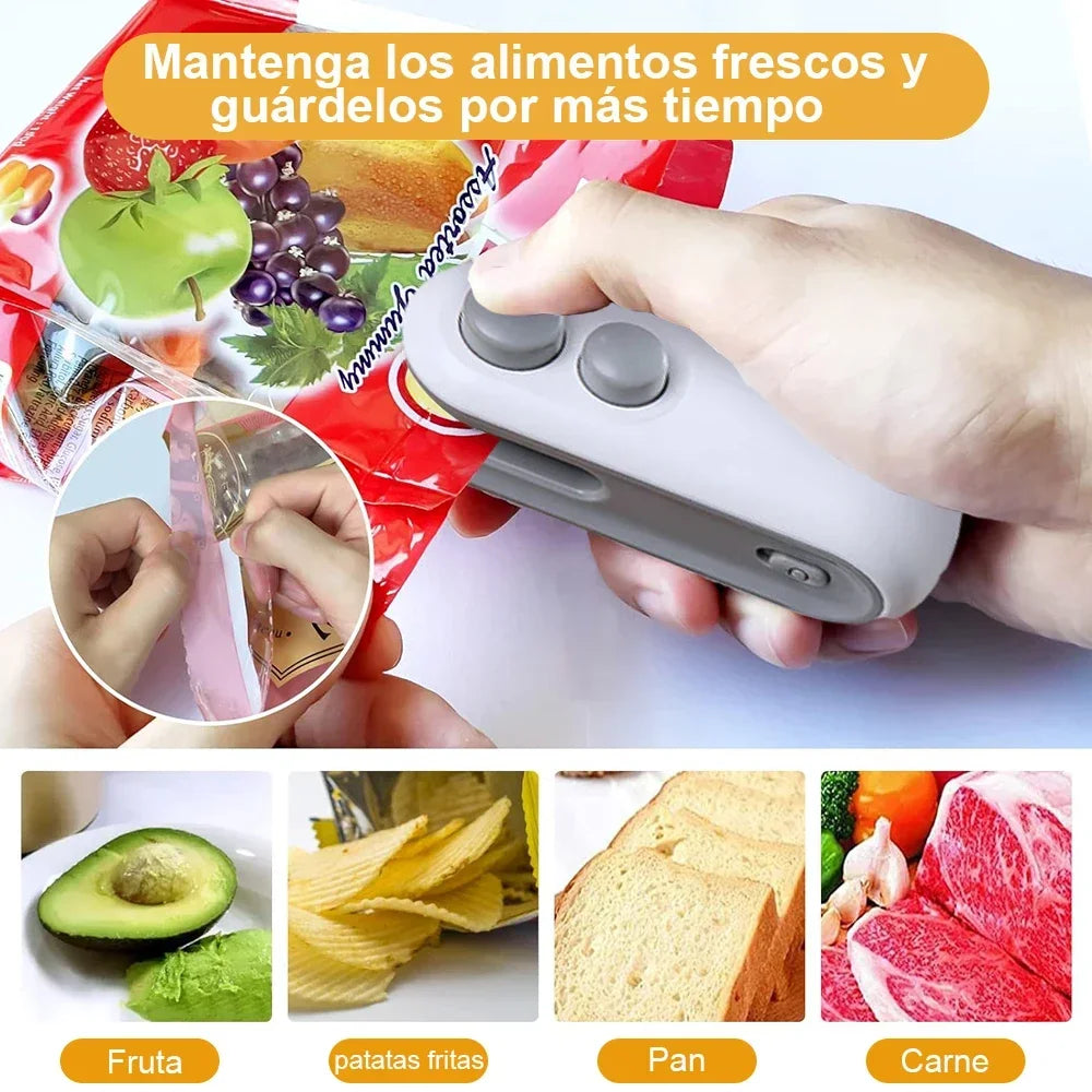 Mini Rechargeable Heat Bag Sealer | Airtight Food Storage