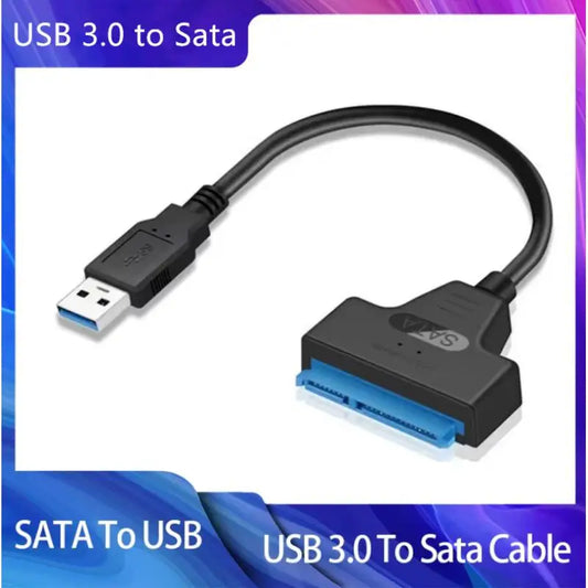 New Sata to usb 3.0/2.0 Type c Cable Support 2.5 Inches External HDD SSD Hard Drive Adapter Cable Computer Connector Converter Peaceful Pleasures Health and Wellness
