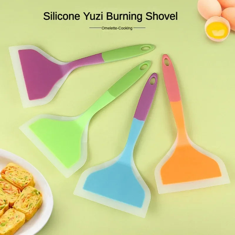 Tamagoyaki Silicone Spatula – Non-Stick Egg Pan Flipper