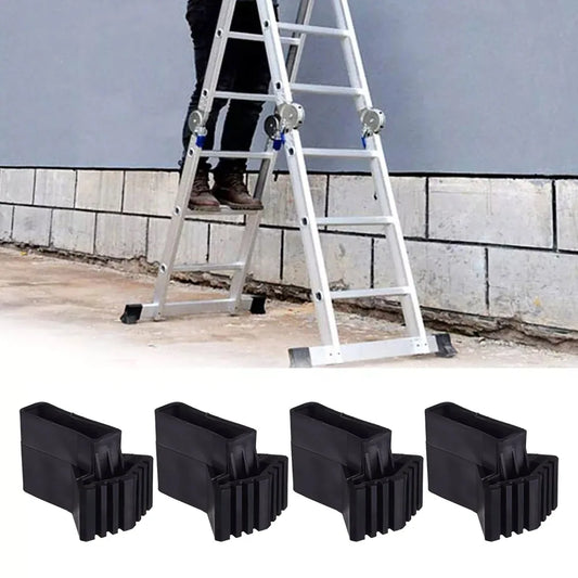 4 Rubber Ladder Foot Pads Folding Telescopic Ladders Anti-slip Leg Peaceful Pleasures Health and Wellness