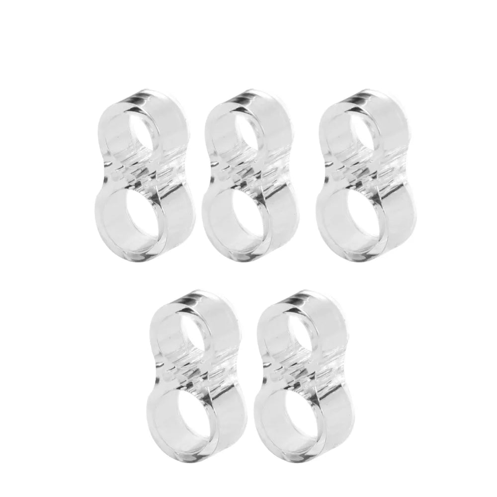1/5pcs Door Stoppers Door Handle Anti-collision Silicone Pad No Drilling Wall Impact Buffer Safety Protection Door Absorber Peaceful Pleasures Health and Wellness Transparent 5pcs
