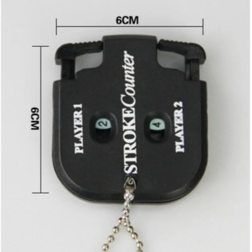 Mini Portable Golf Shot Count Putter Score Counter With Two Digits Scoring Easy Return To Zero Golf Accessories With Key Chain Peaceful Pleasures Health and Wellness