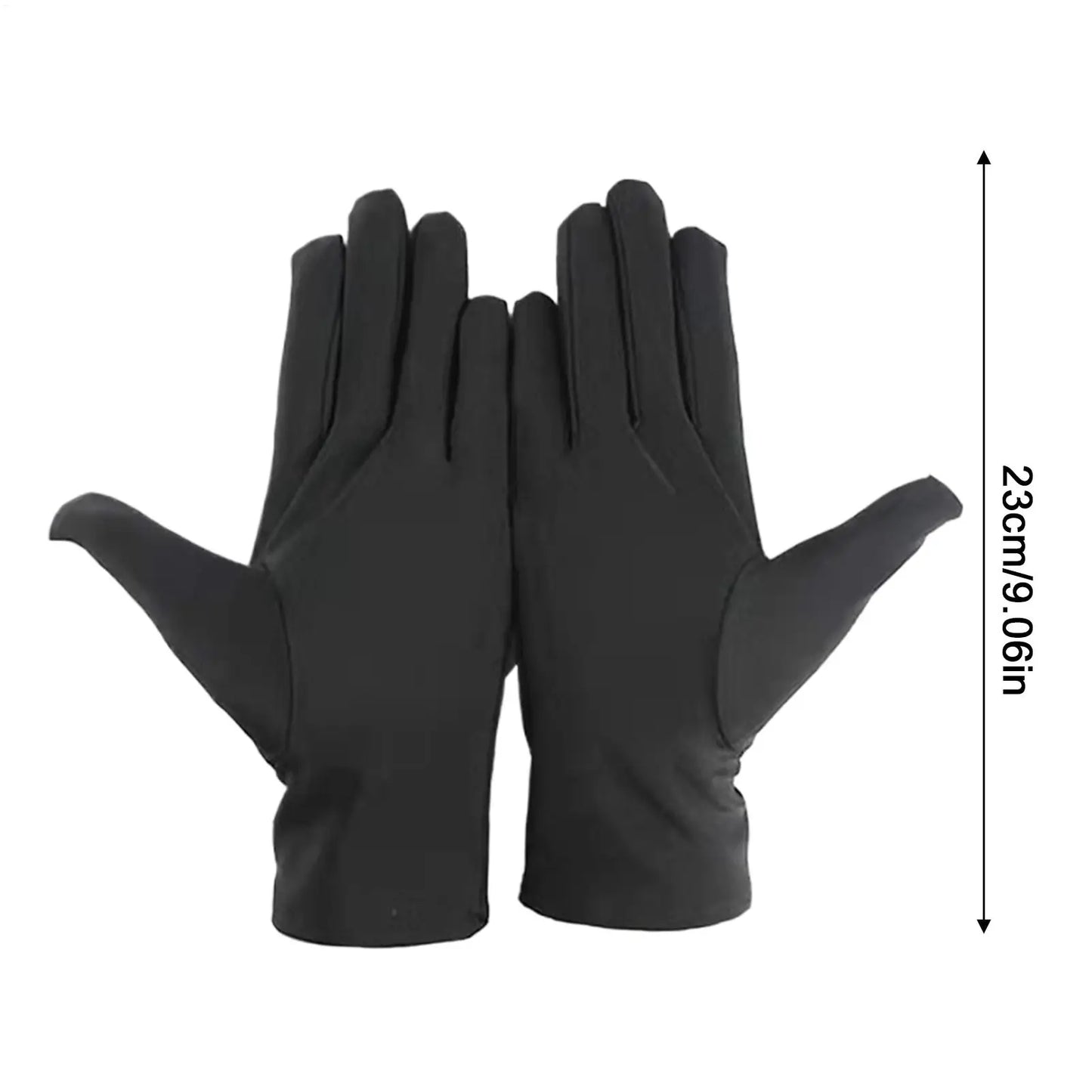 Black Jewelry Inspection Gloves – Fingerprint-Free Wrist Length