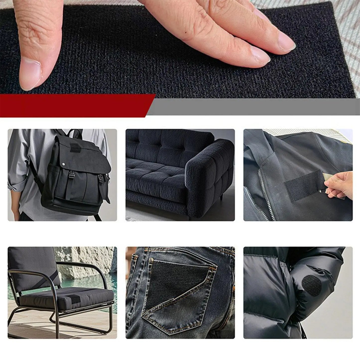 Self-Adhesive Fabric Repair Tape | No-Sew Clothing Patch