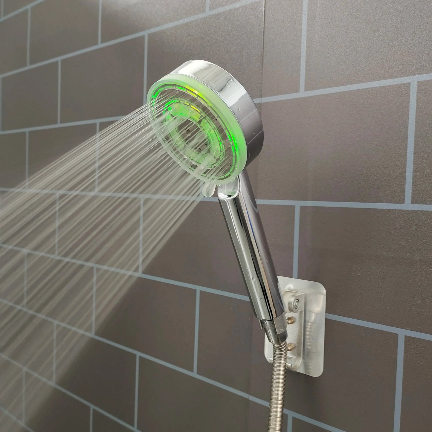 LED Color-Changing Shower Head | 5 Modes, Rainfall & Handheld