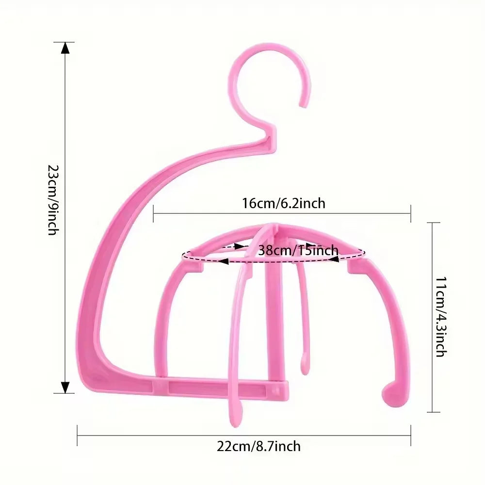 Pink Hanging Wig Hanger Rack for Wigs & Extensions | 1/2/3pcs