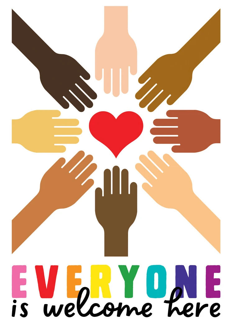Inspirational Diversity Quote Classroom Canvas Wall Art Poster Canvas Wall Art Peaceful Pleasures Health and Wellness