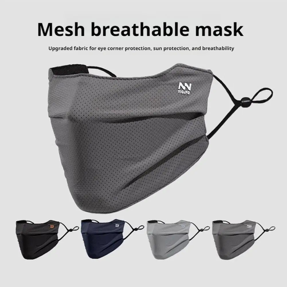 Breathable Ice Silk Face Mask for Sun Protection Peaceful Pleasures Health and Wellness