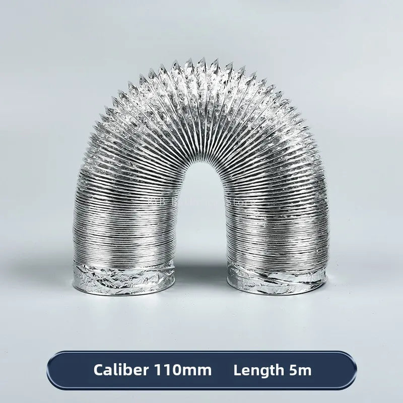 4 Inch Flexible Aluminum Exhaust Duct | 100mm Ventilation Hose