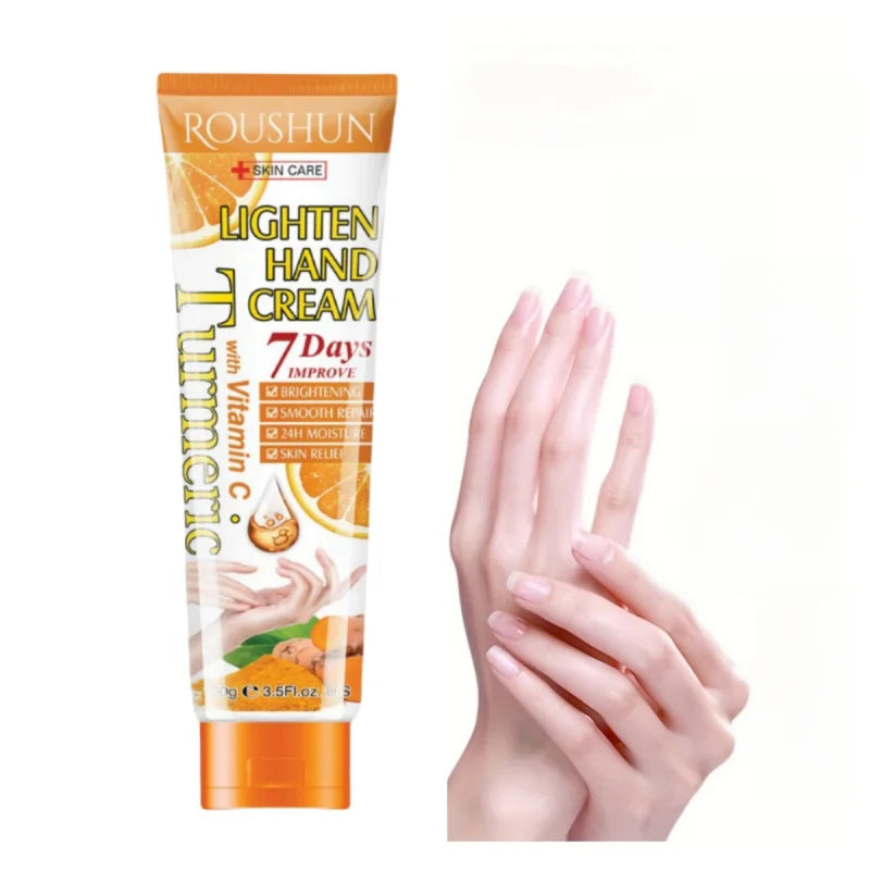 ROUSHUN Turmeric Vitamin C Hand Cream – Hydrating & Non-Greasy