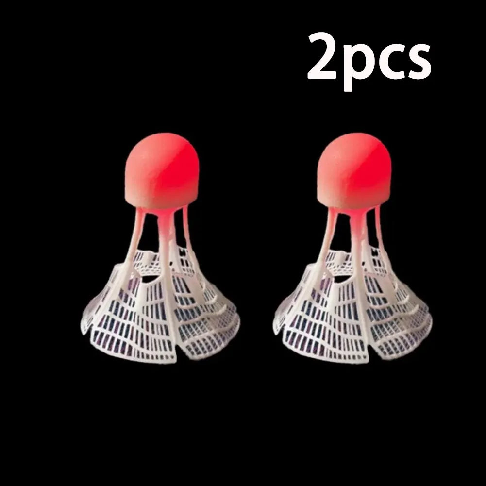 LED Glow Badminton Shuttlecocks – Light-Up Night Birdies 1/2/5 Pk