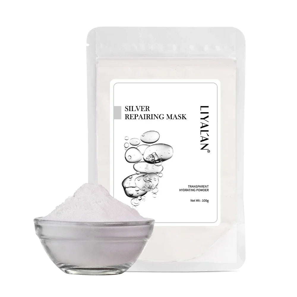 LIYALAN Face Jelly Mask Powder – Peel Off SPA Treatment Peaceful Pleasures Health and Wellness Silver China Mainland 100g