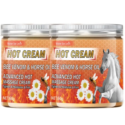 Bee Venom & Horse Oil Hot Cream – Pre-Workout Warming & Firming