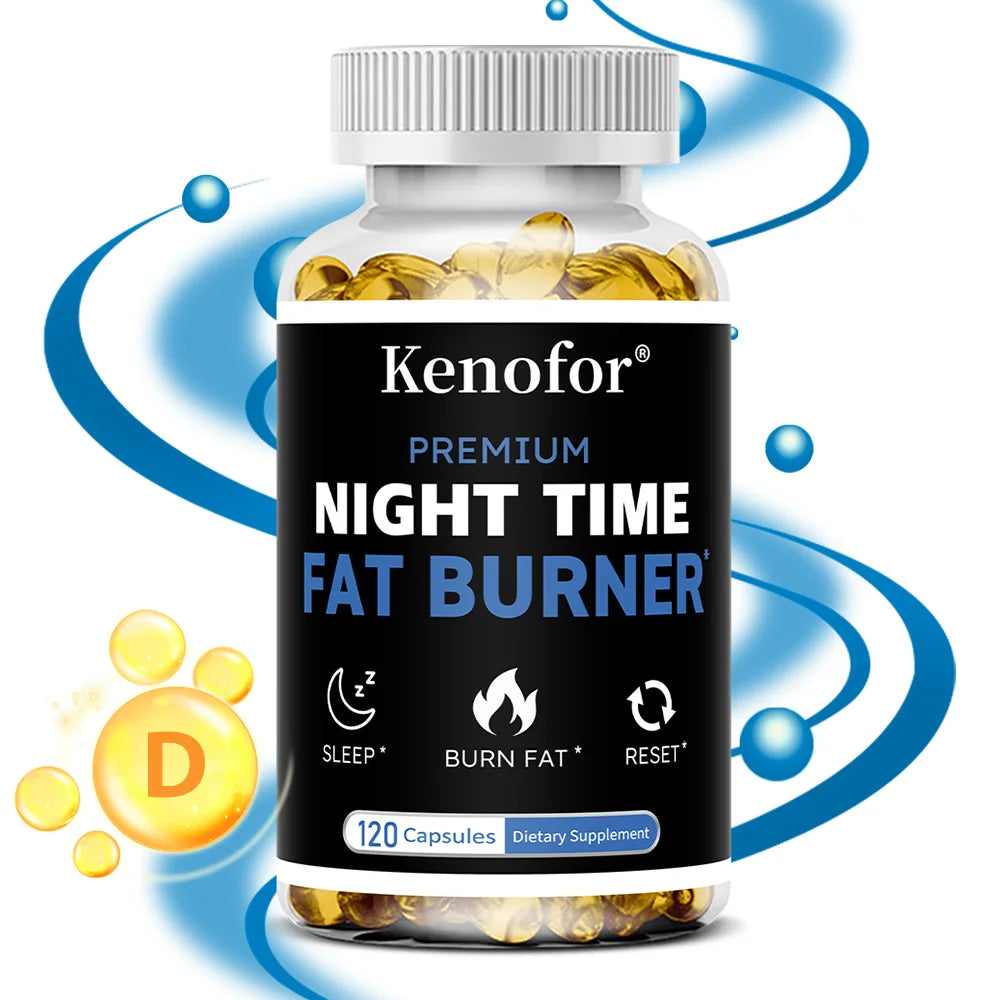 Nighttime Fat Burner Supplement - for Weight Loss, Boost Metabolism, Suppress Appetite Diet,Healthy Weight Management Peaceful Pleasures Health and Wellness