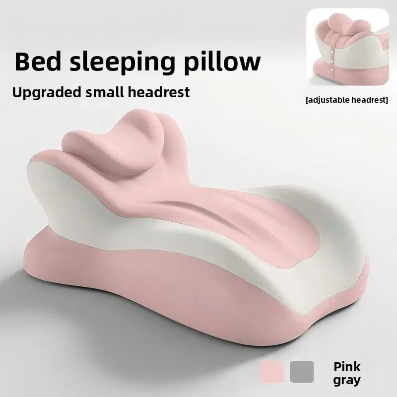 Memory Foam Pillow Ergonomic Support Neck Leg Rest Reading Phone Use Bed Sofa Wedge Shape Pain Relief Comfort Peaceful Pleasures Health and Wellness With pillow B