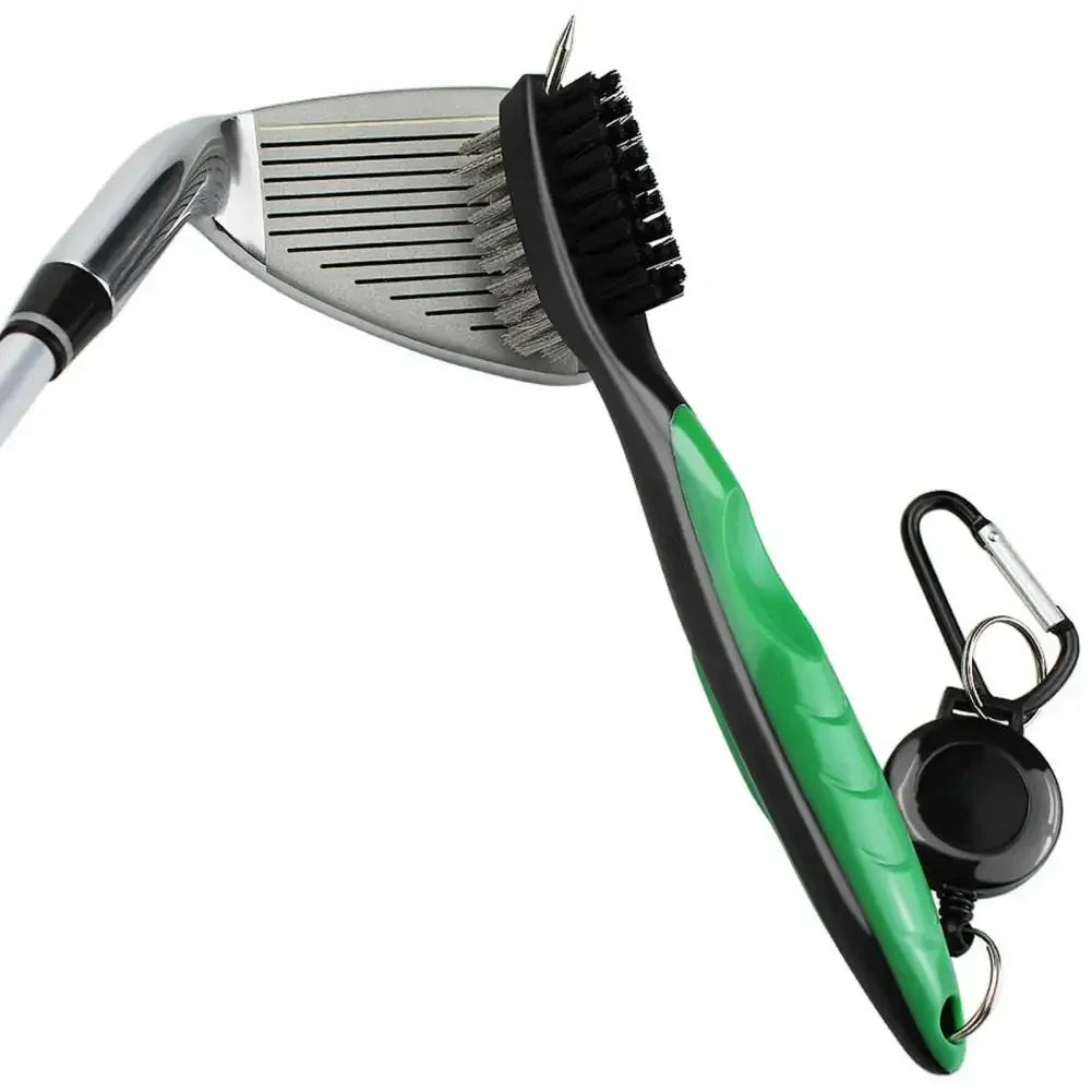 Club Cleaning Brush Golf Club Brush Golf Grooves Cleaning Brush 2 Sided Golf Putter Wedge Ball Cleaner Gof Accessories Peaceful Pleasures Health and Wellness