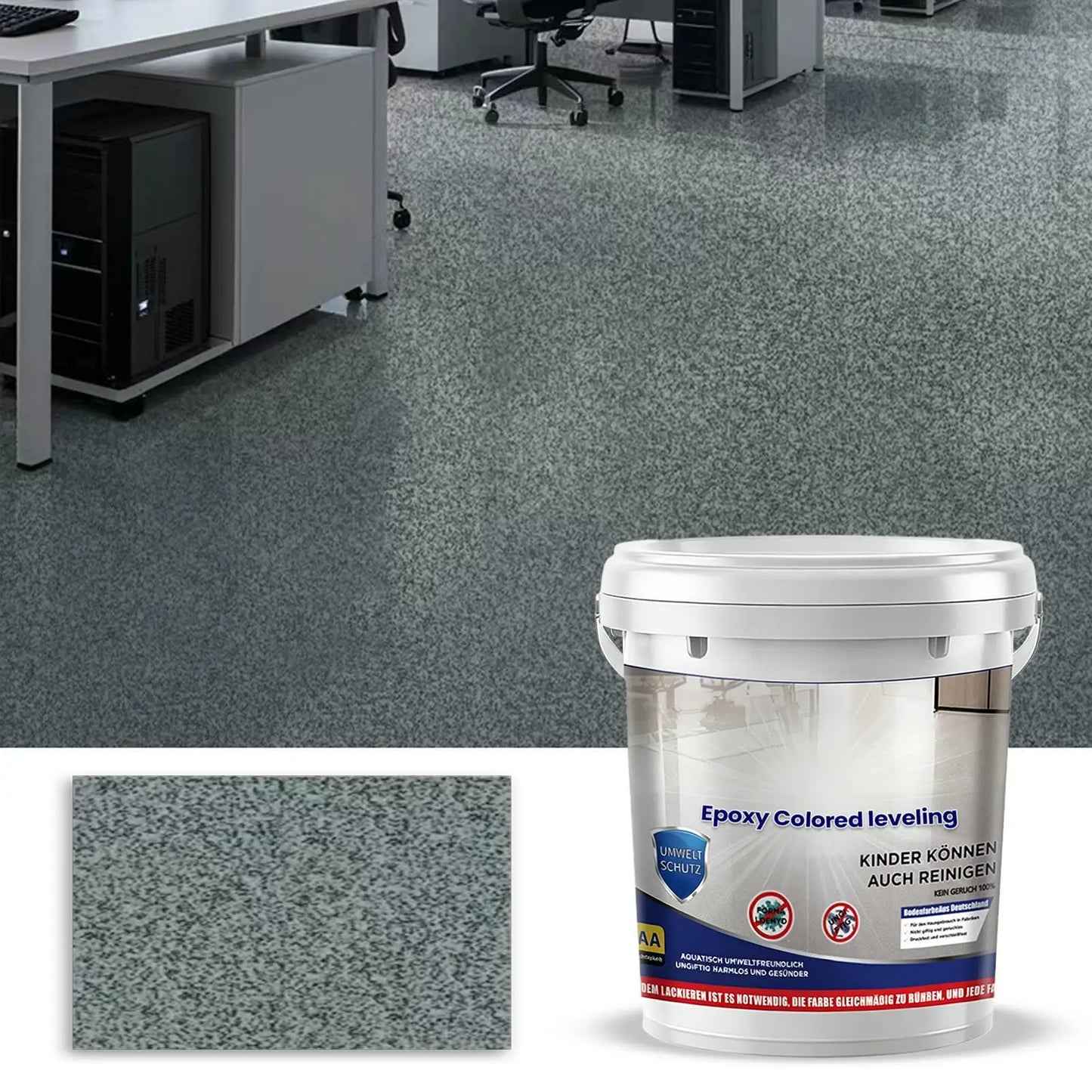 Marble Effect Epoxy Floor Coating – High-Gloss 500ml
