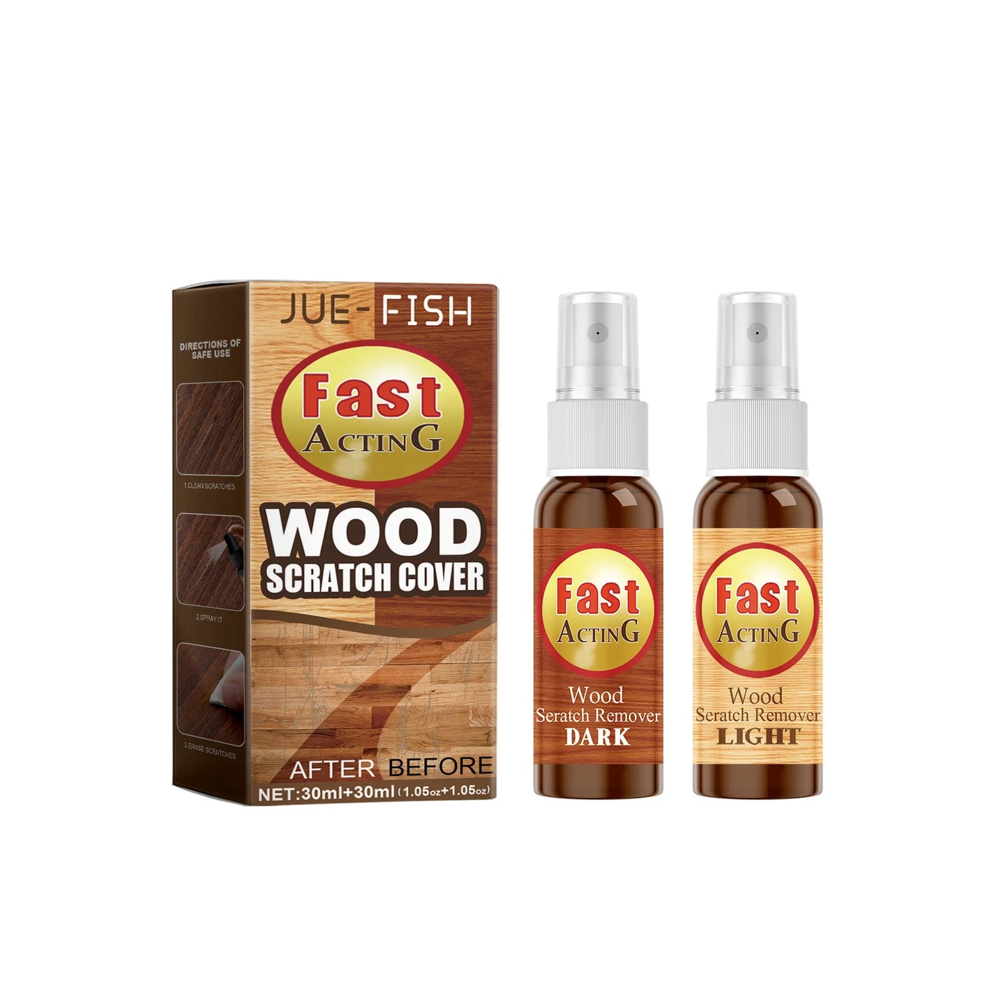 Jue-Fish Wood Floor Scratch Repair Agent | Restore & Protect