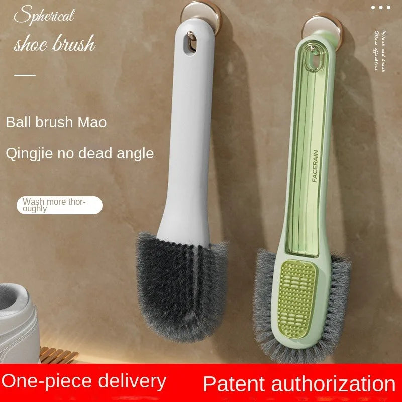 Double-Sided Shoe Brush for Suede, Leather & Canvas Shoes