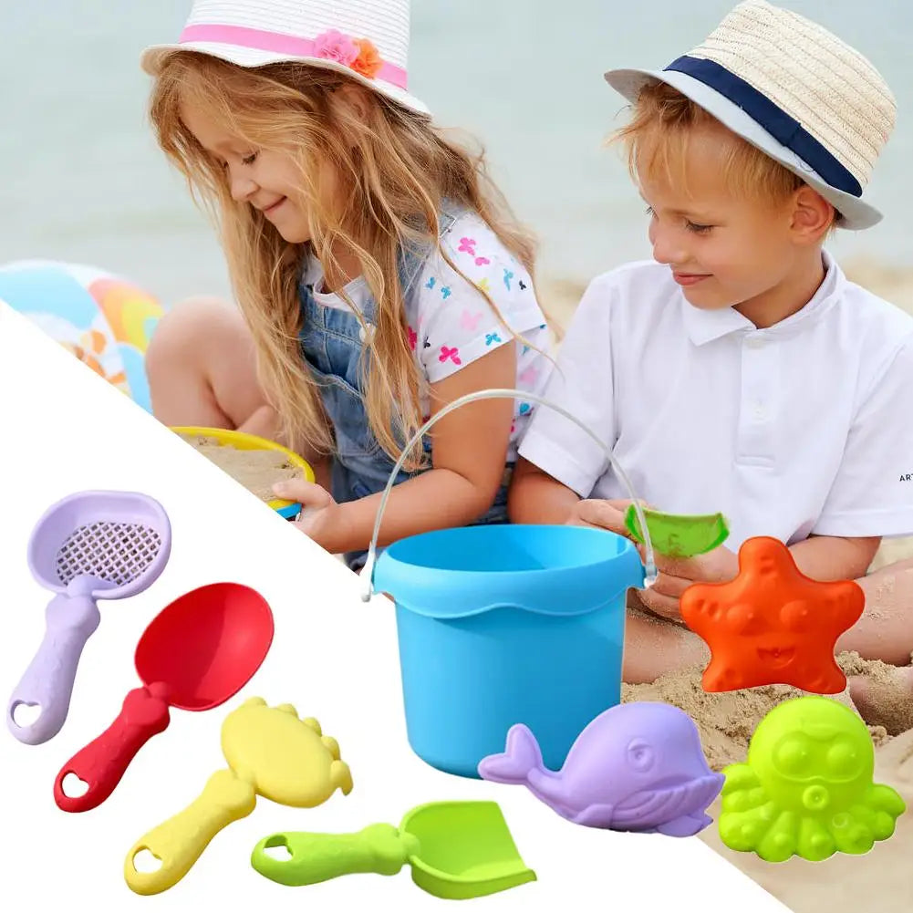 Kids Beach Sand & Water Play Set – Bucket, Shovel & Rake